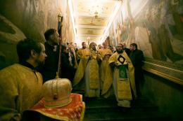 На московском подворье Валаамского монастыря совершен чин великого освящения восстановленного храма