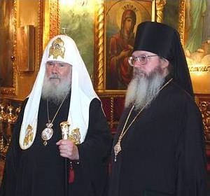 Святейший Патриарх Алексий совершил Чин наречения игумена Панкратия (Жердева) во епископа Троицкого, викария Московской епархии, 2005