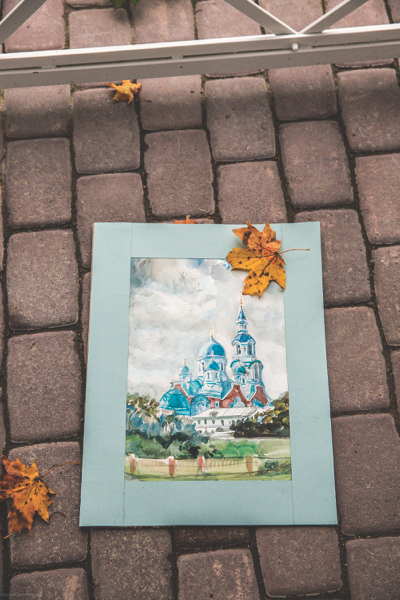 Среди волонтёров, много лет приезжающих на Валаам, есть и профессиональные художники.