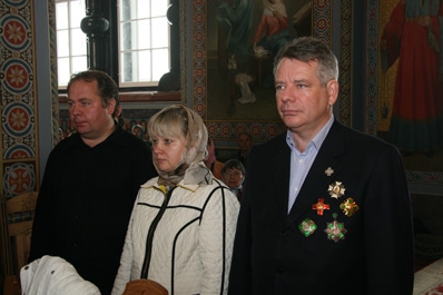 Почетные гости монастыря, благотворители обители