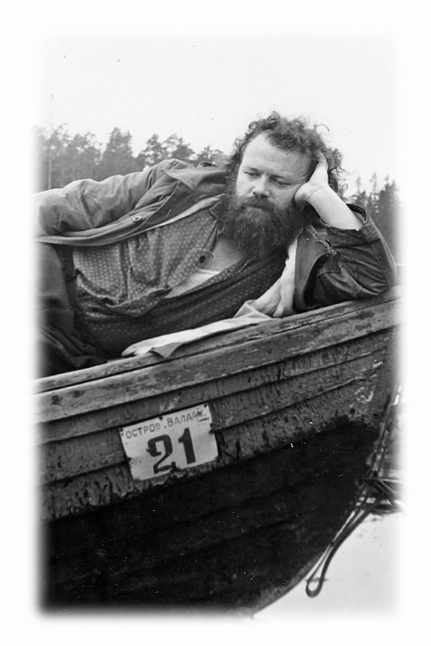 Геннадий Добров на Валааме, 1974 год