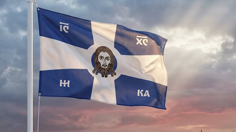 Разработан проект флага Валаамского монастыря