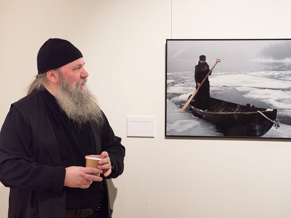 На открытии выставки «Валаам. Пространство вне времени», посвященной 30-летию возрождения Валаамского монастыря. 17.12.19.Фото Дмитрия Ерохина.