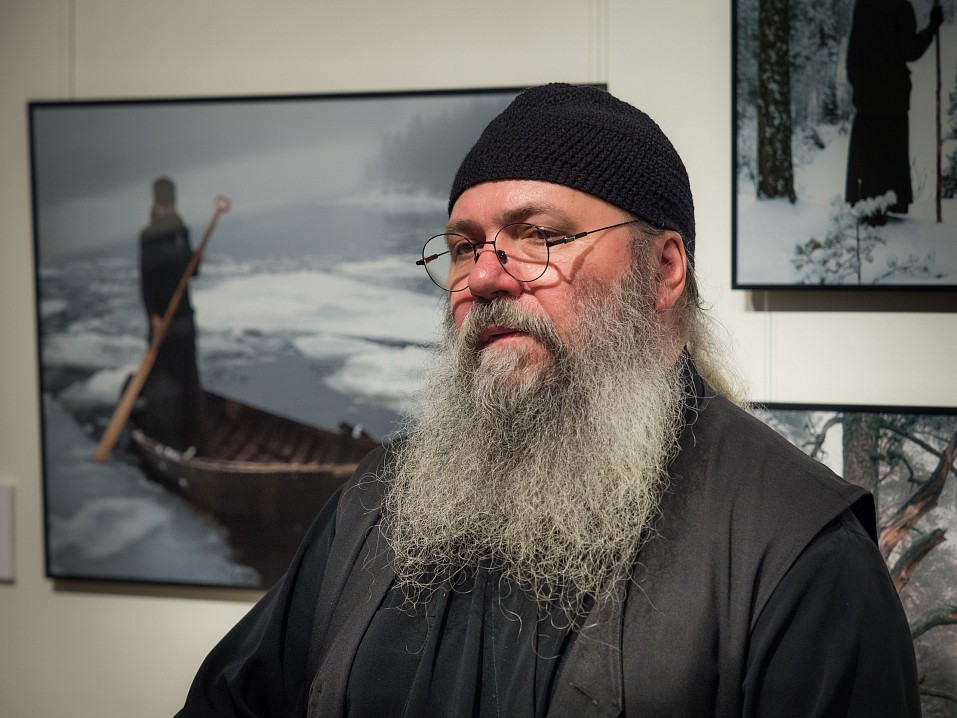 На открытии выставки «Валаам. Пространство вне времени», посвященной 30-летию возрождения Валаамского монастыря. 17.12.19.Фото Дмитрия Ерохина.