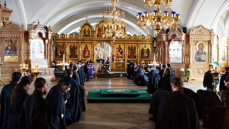  Великий пост в монастыре
