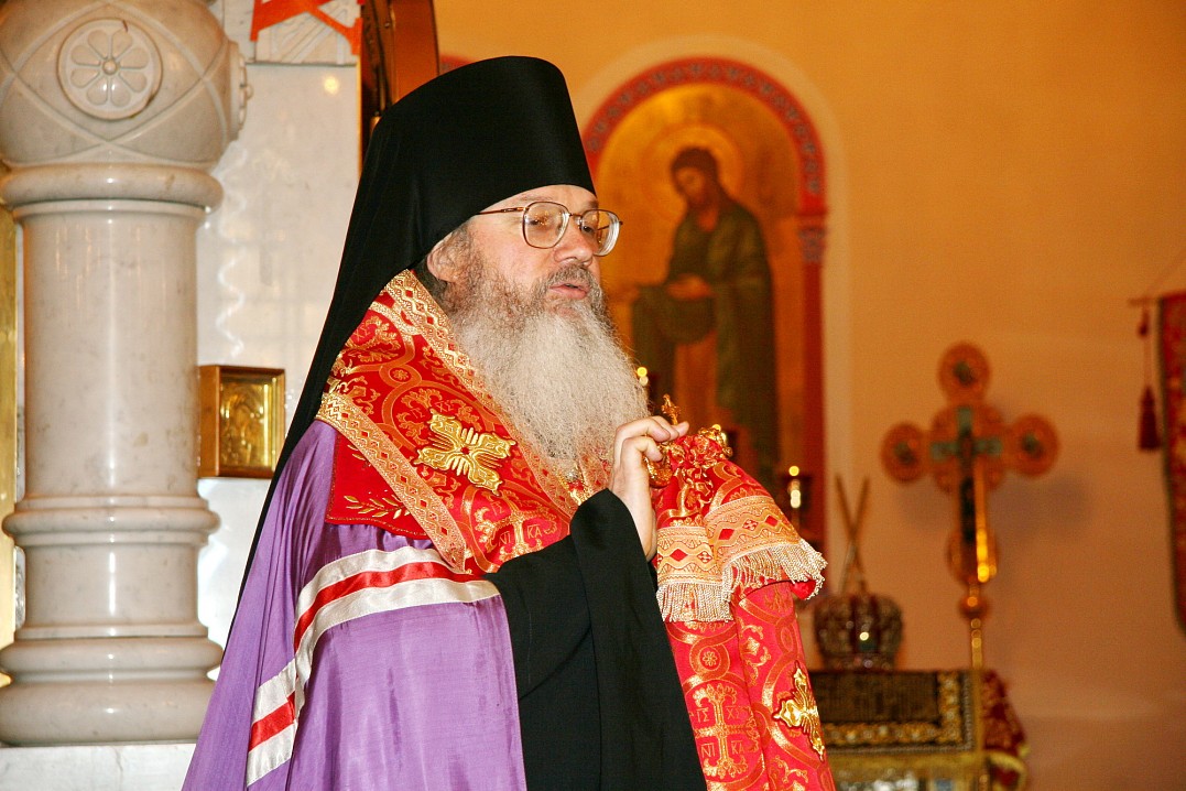 Епископ Троицкий Панкратий, игумен Спасо-Преображенского Валаамского монастыря.