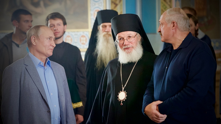 Владимир Путин и Александр Лукашенко посетили Валаам