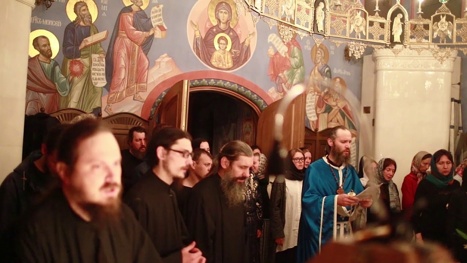 Ночная Литургия на Смоленском скиту Валаама