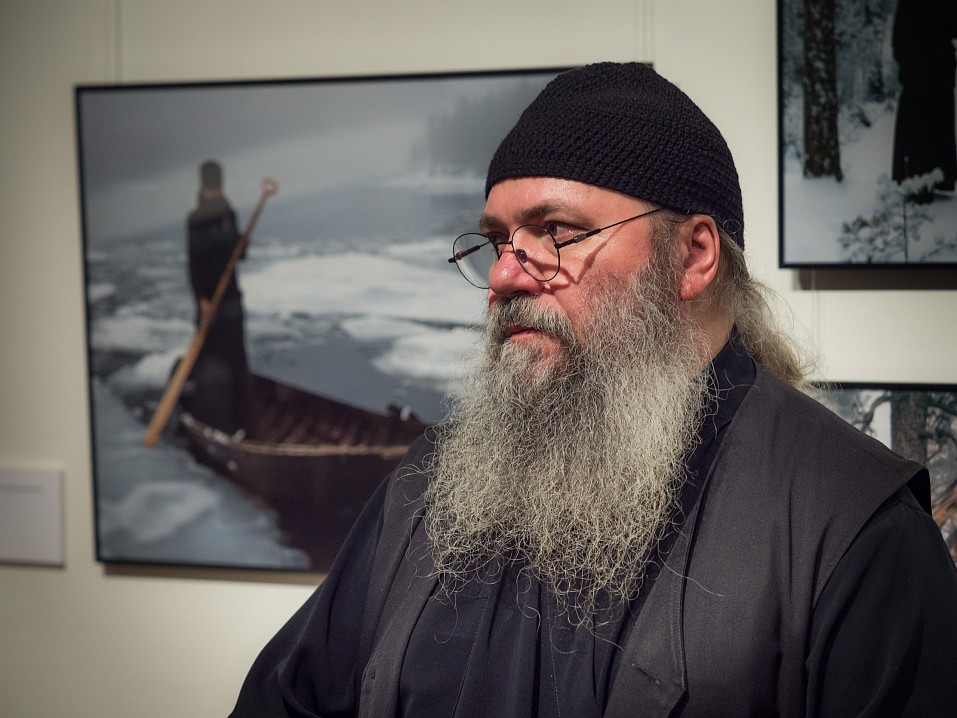 На открытии выставки «Валаам. Пространство вне времени», посвященной 30-летию возрождения Валаамского монастыря. 17.12.19.Фото Дмитрия Ерохина.