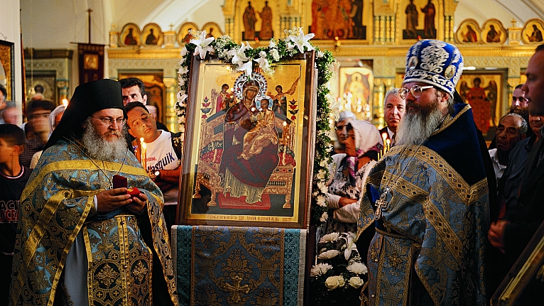 Визит игумена афонского монастыря Ватопед архимандрита Ефрема в Валаамский монастырь
