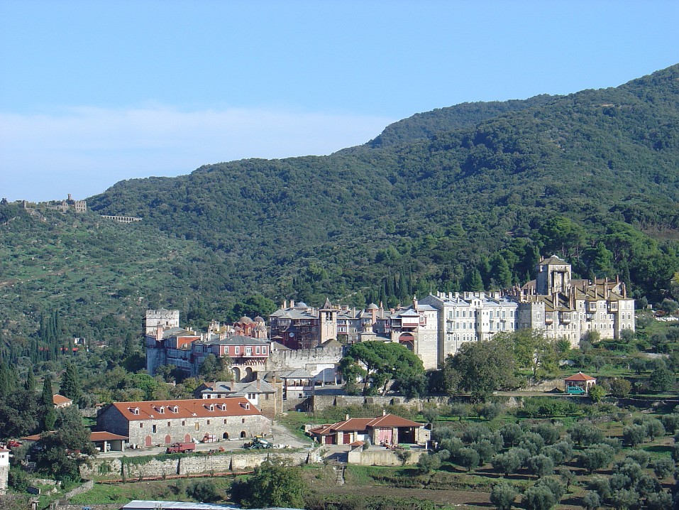 Афон. Монастырь Ватопед.