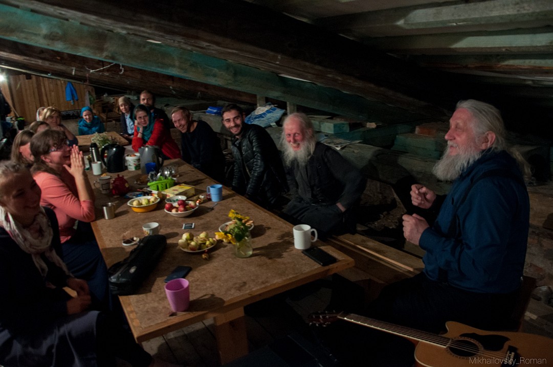 На мансарде Работного дома у волонтёров. Фото Романа Михайловского. 4 сентября 2019 года